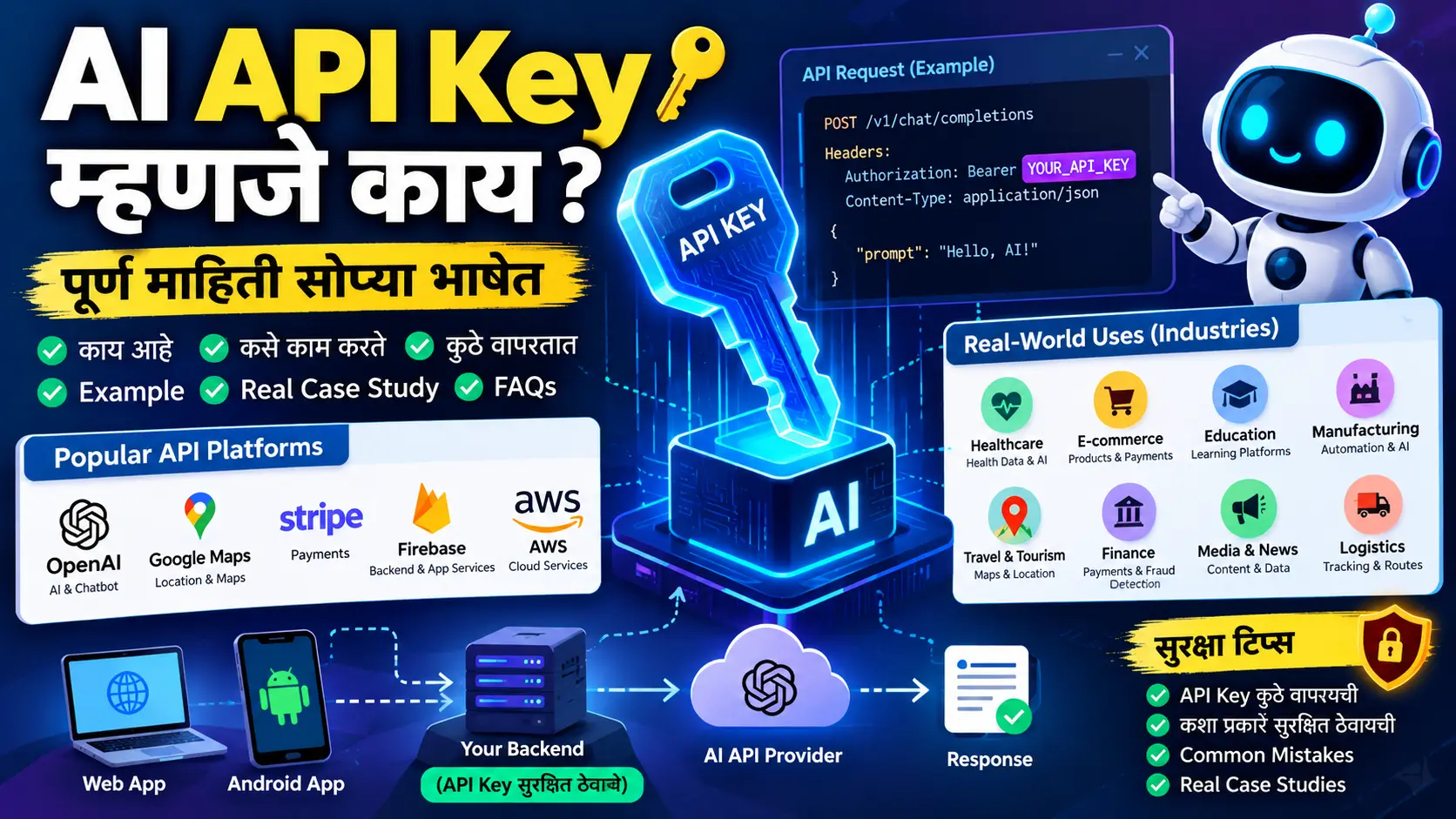 ai api keys in marathi simple explaination