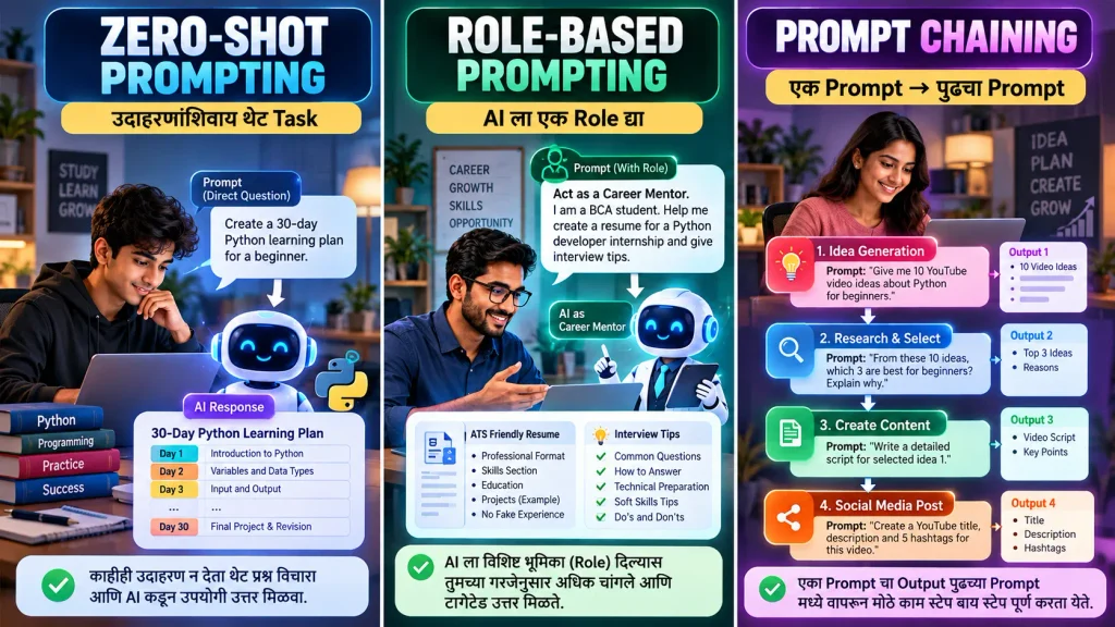 prompt engineeing che types